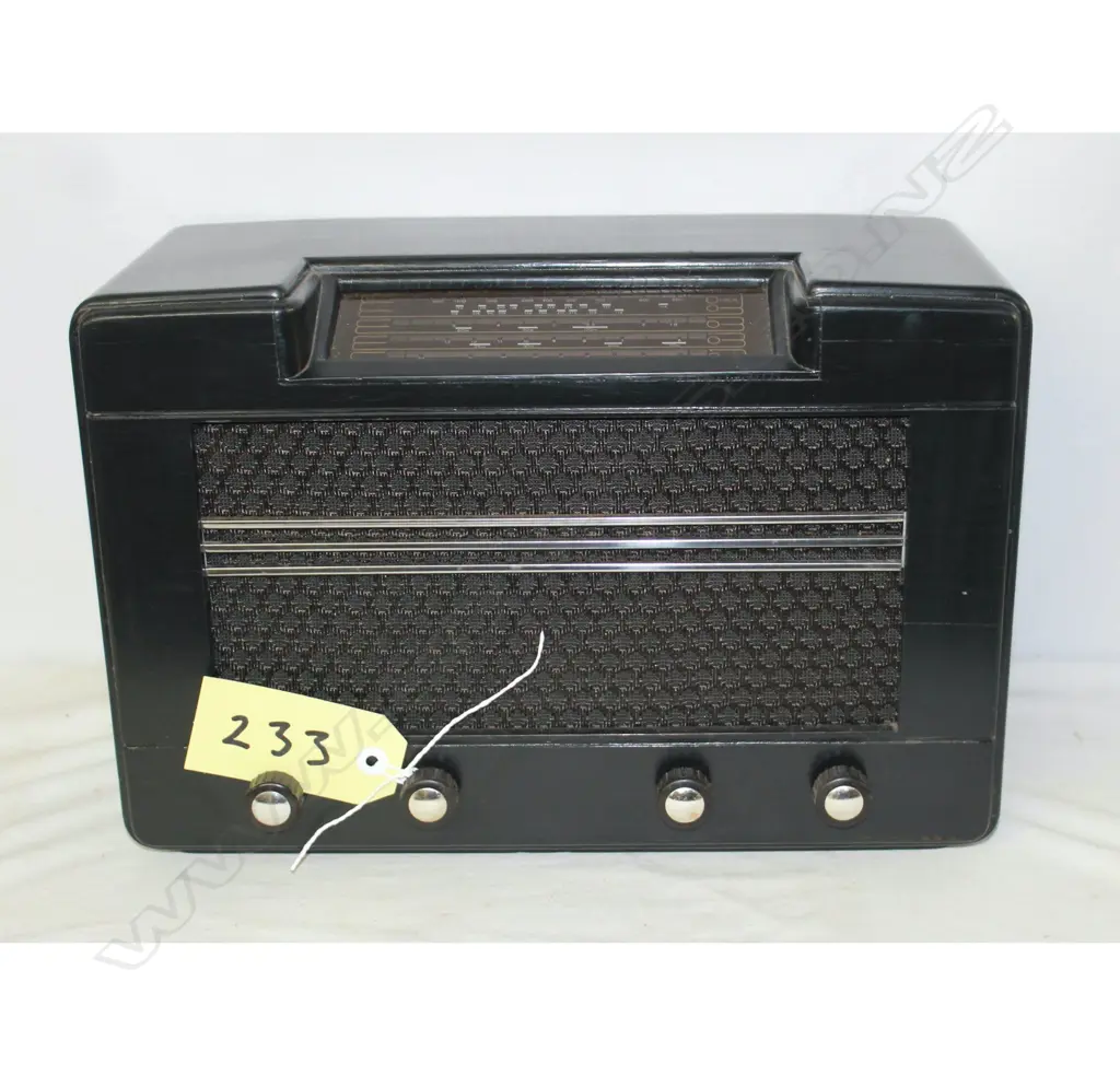 Model 593, by Philips, wood. H.270mm Image 1++