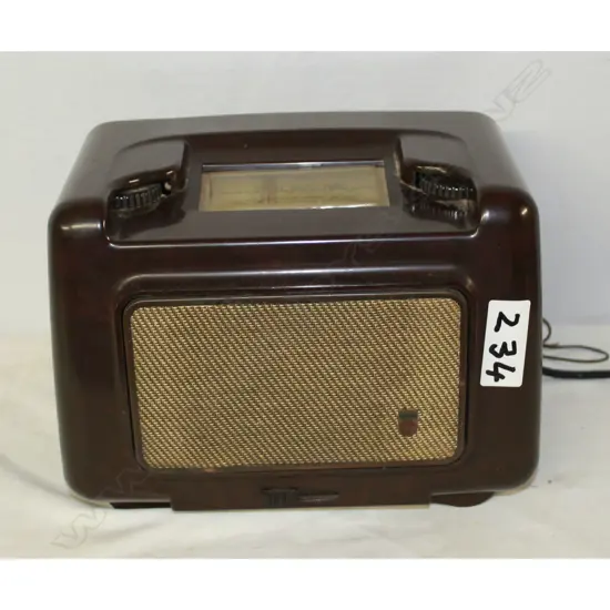 Model 291U/15, by Philips, Bakelite. H.205mm
