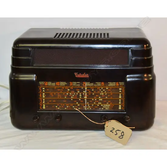 Model Eleven - seven, by Kriesler Aust. Ltd, Bakelite Brown. H.255mm