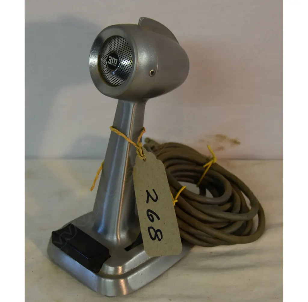Model 78-920-13206, by 3M, ptt mic on stand. H.200mm Image 1++
