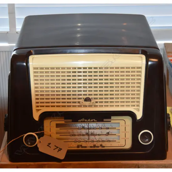 Model Astor radiogram, Bakelite. H.300mm