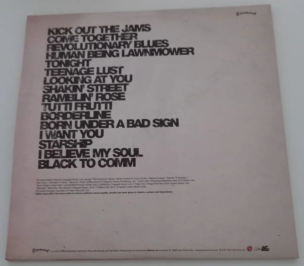 MC5, Motor City Is Burning Image 1++