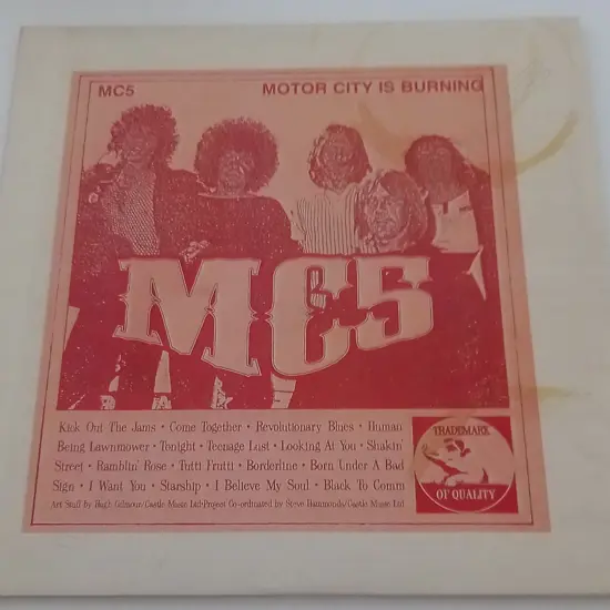 MC5, Motor City Is Burning