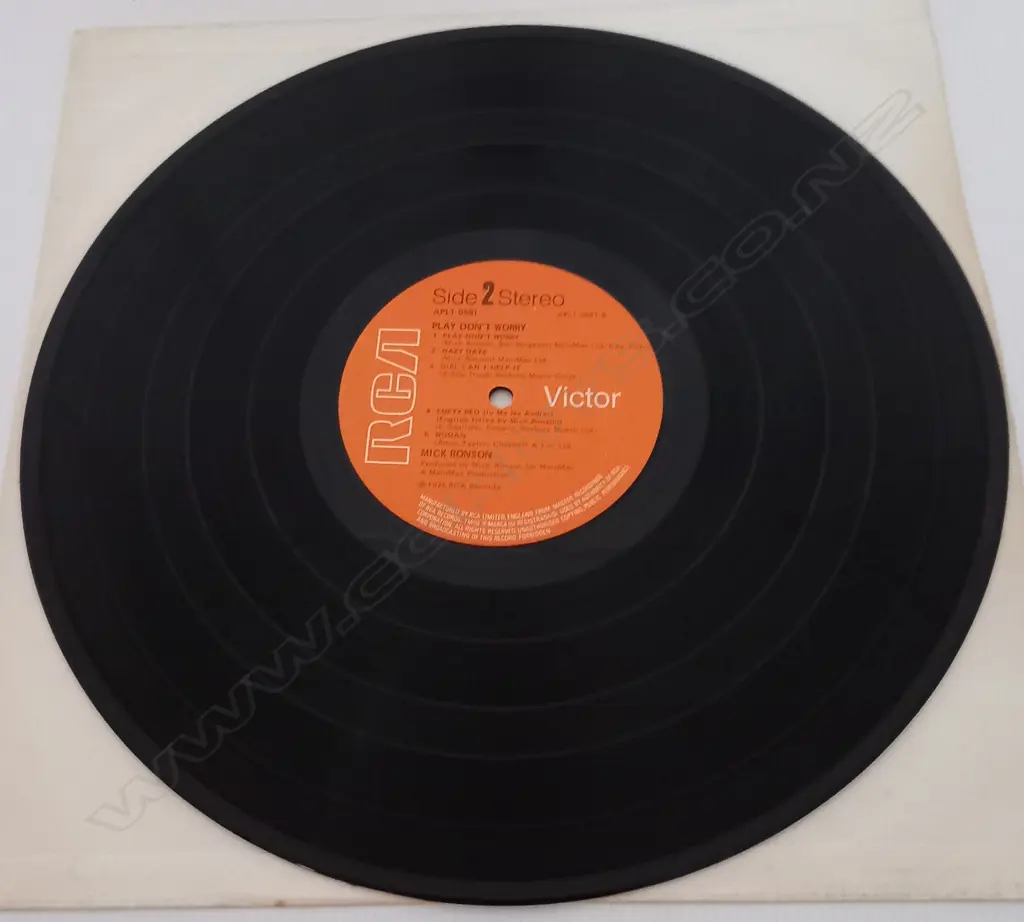 Mick Ronson, Play Don't Worry Image 1++