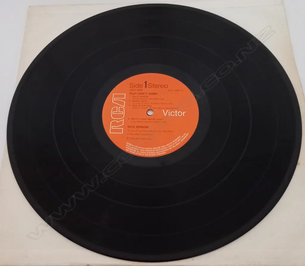 Mick Ronson, Play Don't Worry Image 1++
