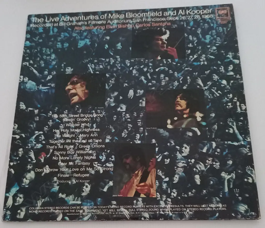 Mike Bloomfield And Al Kooper, The Live Adventures Of Mike Bloomfield And Al Kooper Image 1++