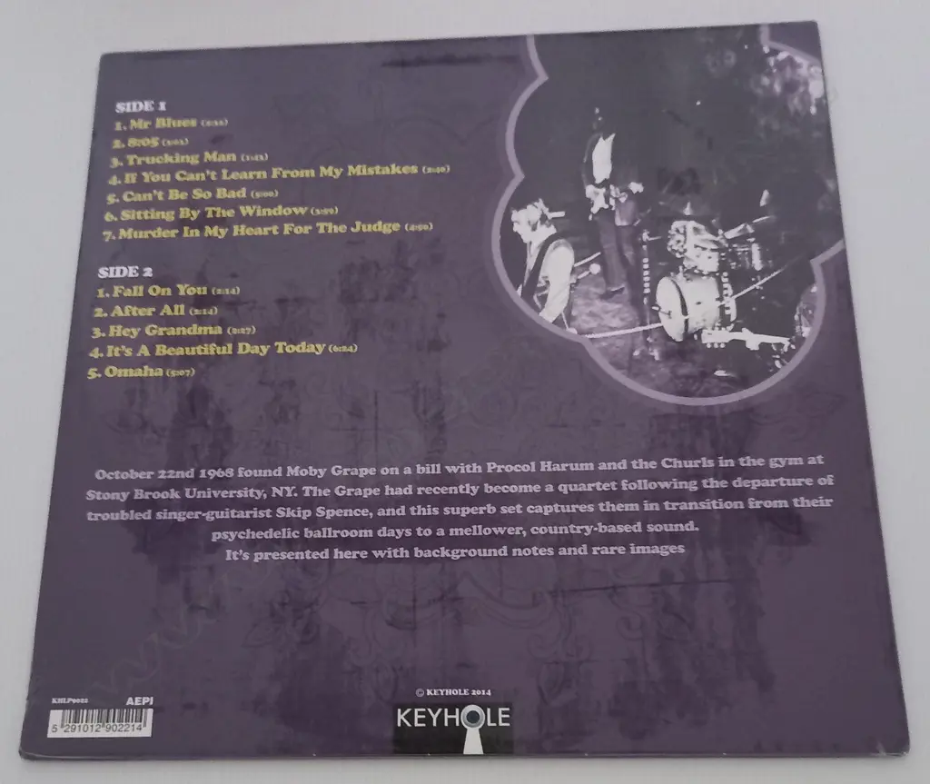 Moby Grape, Live At Stony Brook University, NY, October 22nd 1968 Image 1++