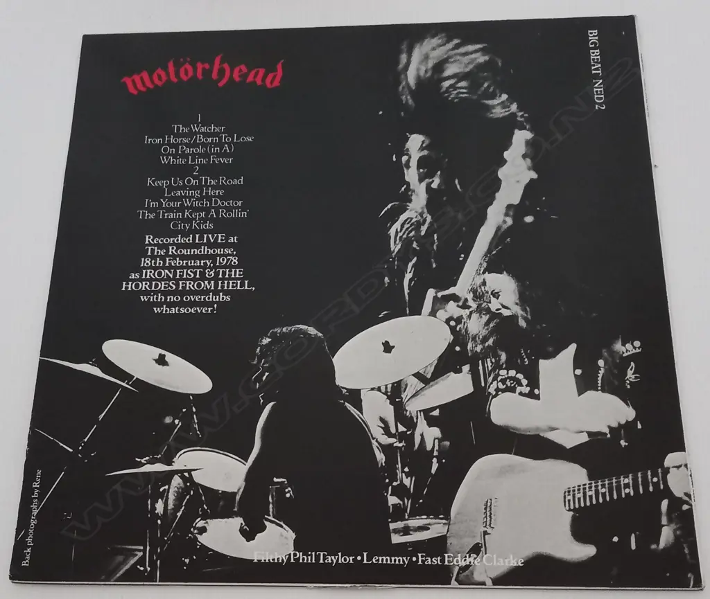 Motorhead, Recorded Live 1978 Image 1++