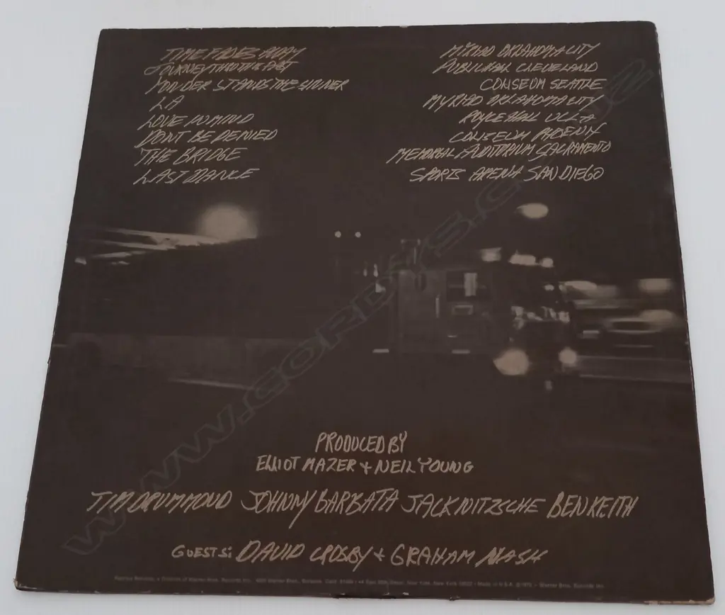 Neil Young, Time Fades Away Image 1++