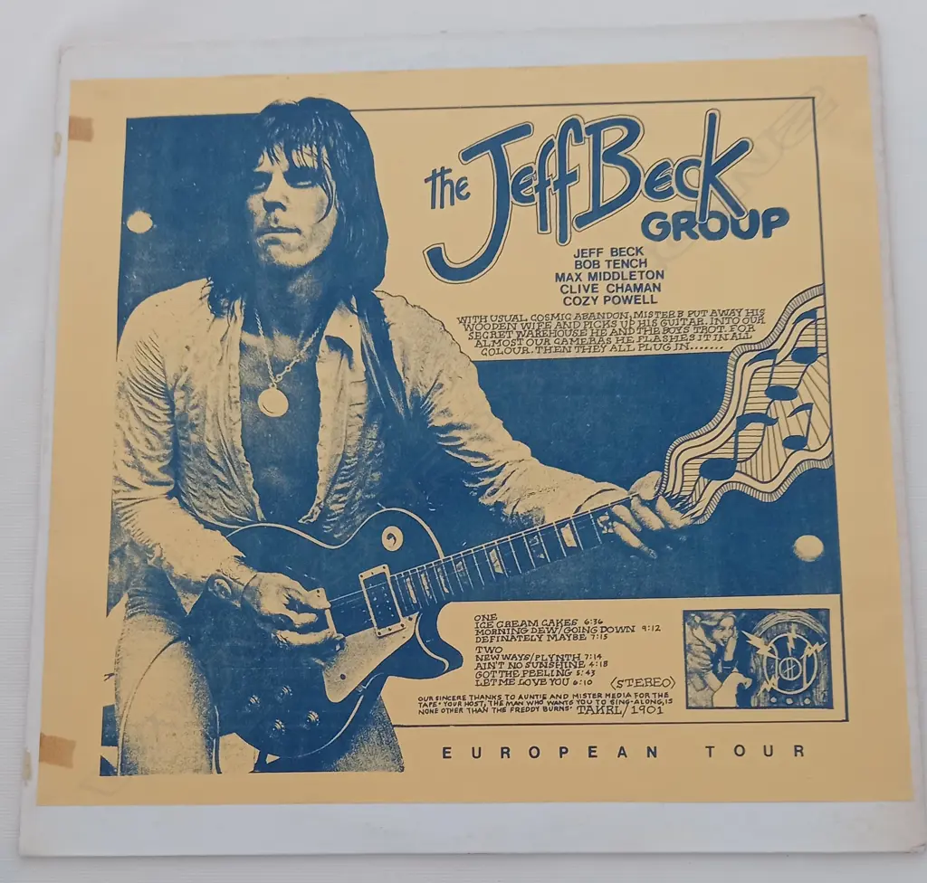 Jeff Beck, The Jeff Beck Group - European Tour Image 1++