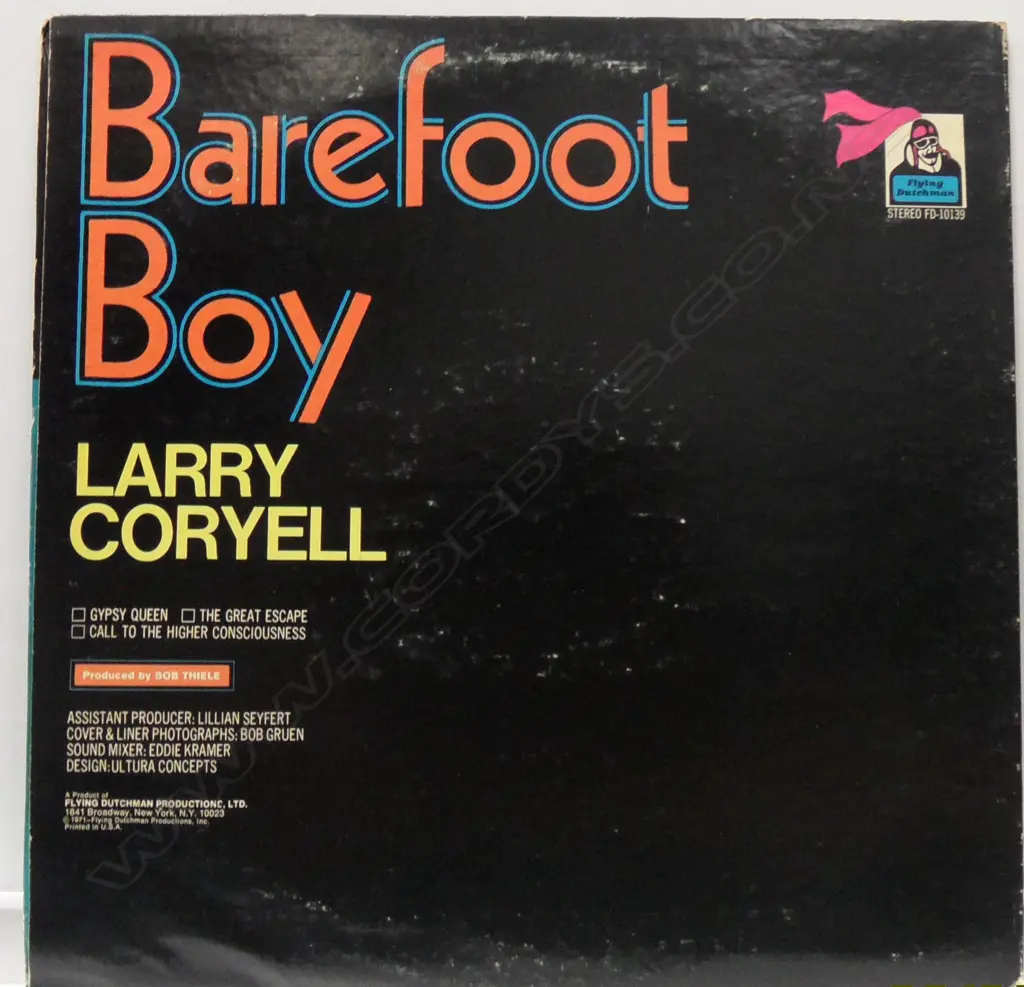 Larry Coryell, Barefoot Boy Image 1++