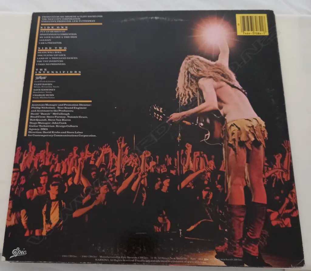 Ted Nugent, Intensities In 10 Cities Image 1++