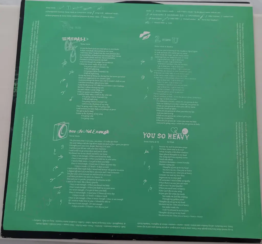 Teena Marie, Emerald City Image 1++