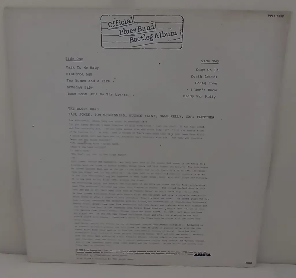The Blues Band, The Blues Band Official Bootleg Album Image 1++
