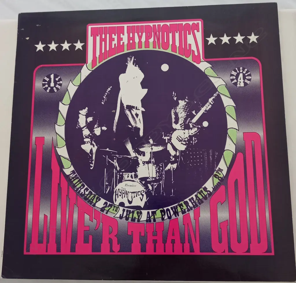 Thee Hypnotics, Live'r Than God Image 1++