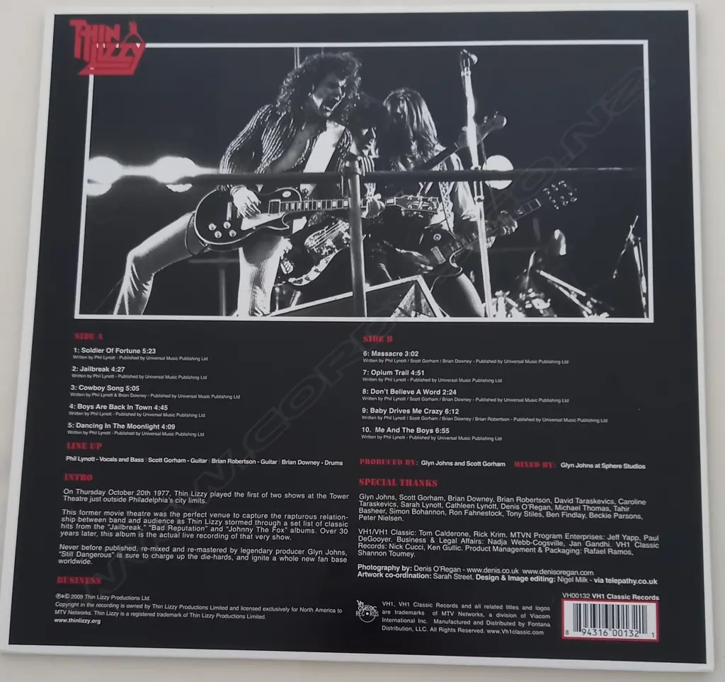 Thin Lizzy, Still Dangerous Live At The Tower Theatre Philadelphia 1977 Image 1++