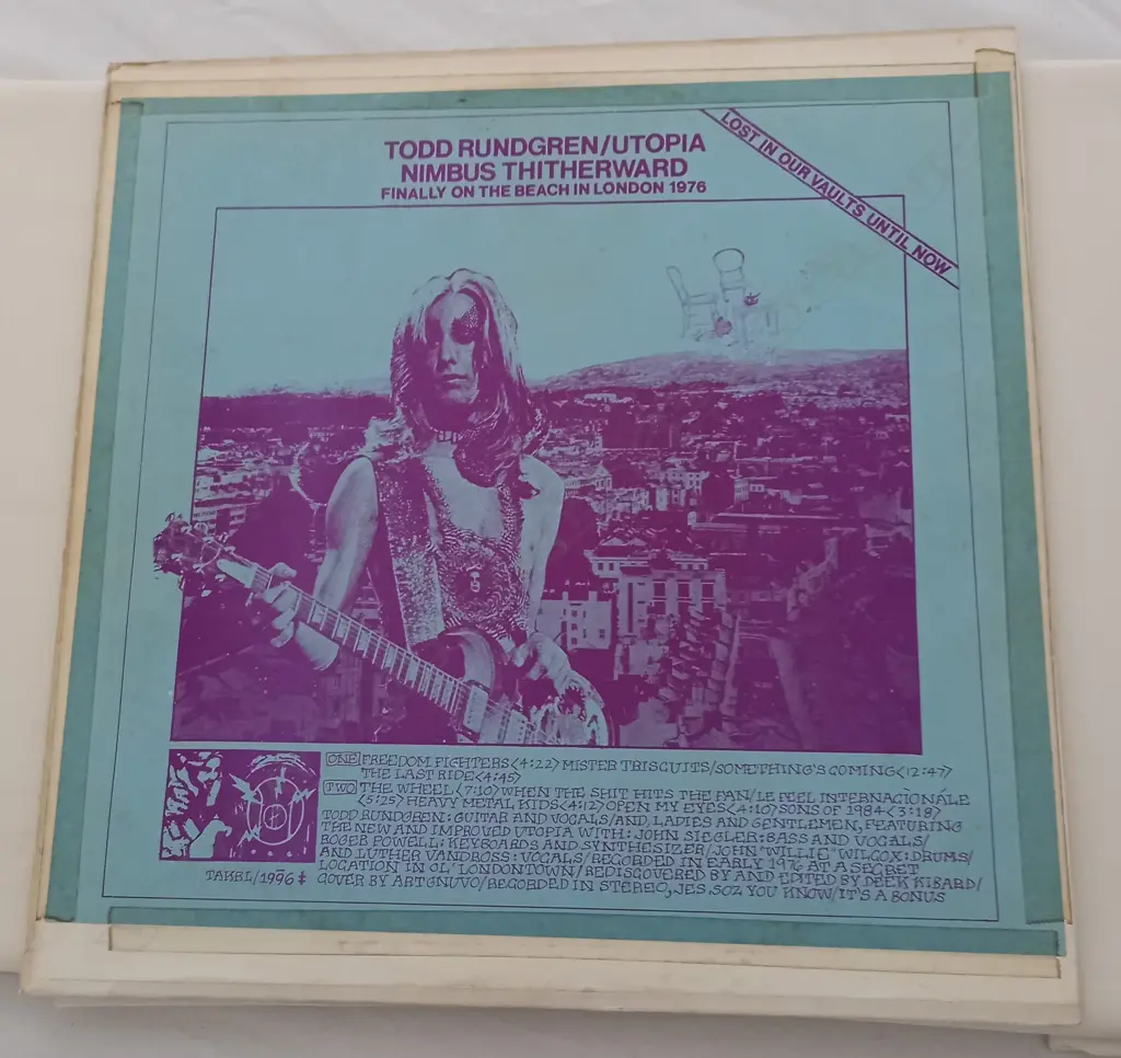 Todd Rundgren / Utopia (5), Nimbus Thitherward (Finally On The Beach In London 1976) Image 1++