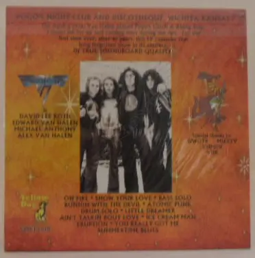 Van Halen, Catch A Rising Star Live At Pogos Image 1++
