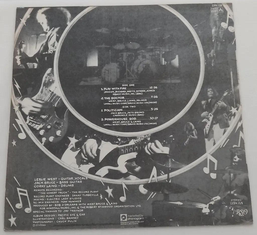 West, Bruce & Laing, Live 'N' Kickin' Image 1++