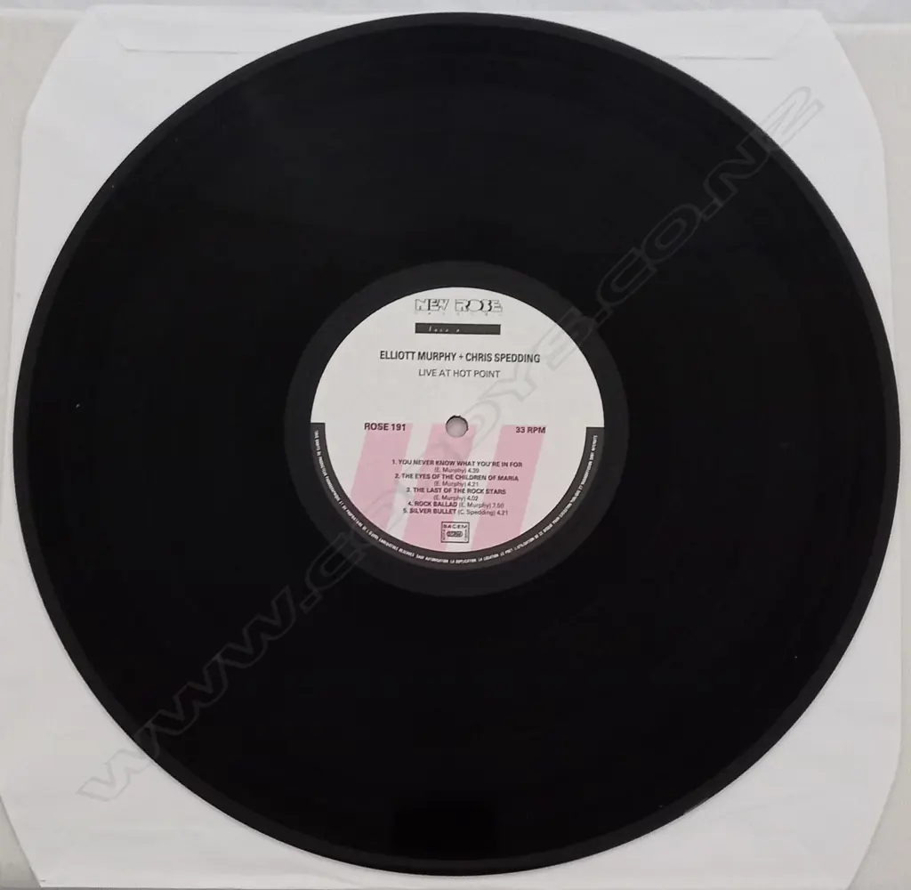 Elliott Murphy Special Guest Chris Spedding, Live - Hot Point Image 1++