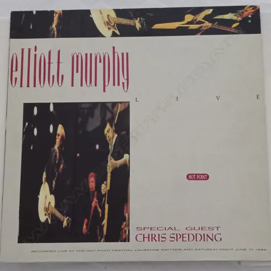 Elliott Murphy Special Guest Chris Spedding, Live - Hot Point