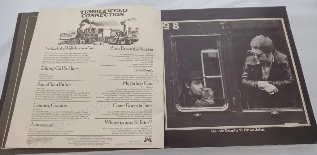 Elton John, Tumbleweed Connection Image 1++