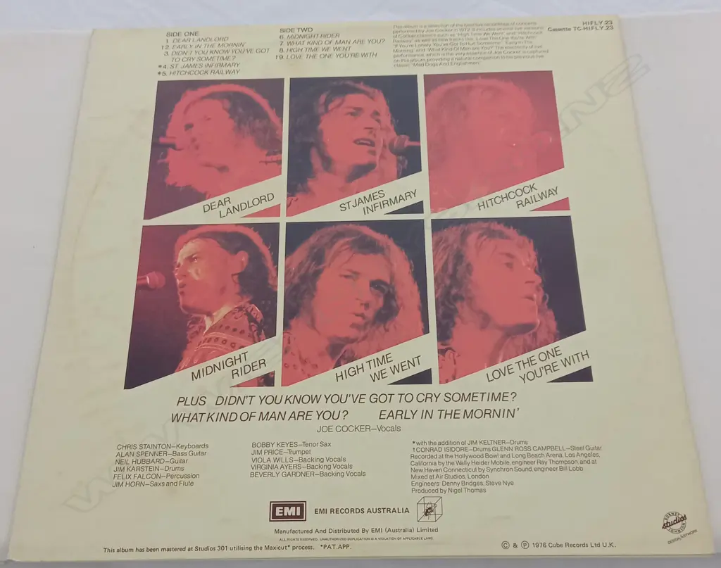 Joe Cocker, Live In L.A. Image 1++