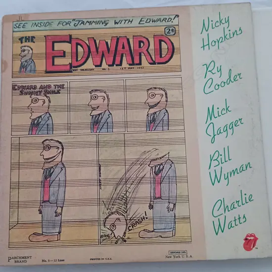 Nicky Hopkins, Ry Cooder, Mick Jagger, Bill Wyman, Charlie Watts, Jamming With Edward!