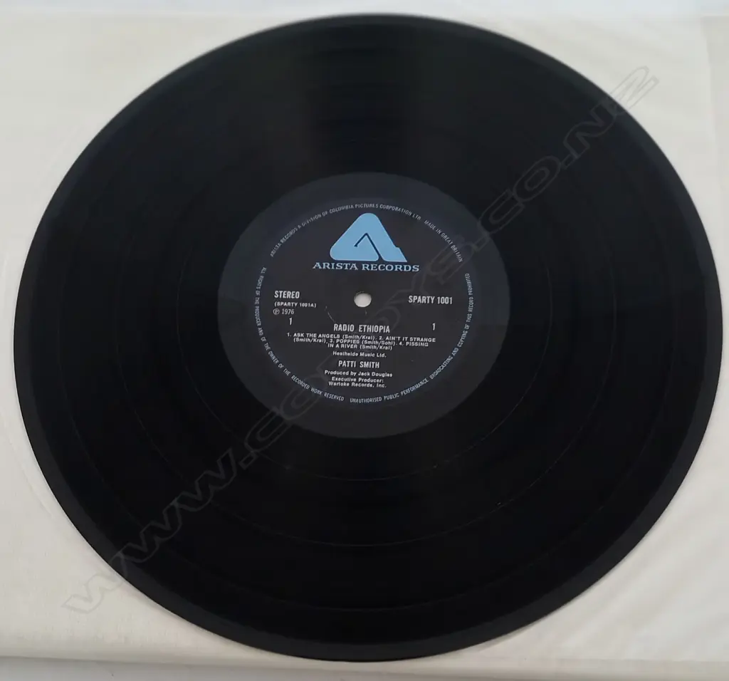 Patti Smith Group, Radio Ethiopia Image 1++