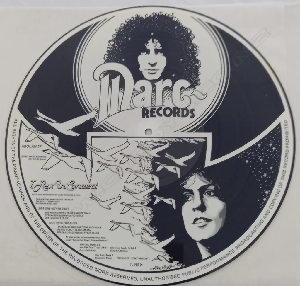 T. Rex, T. Rex In Concert Image 1++