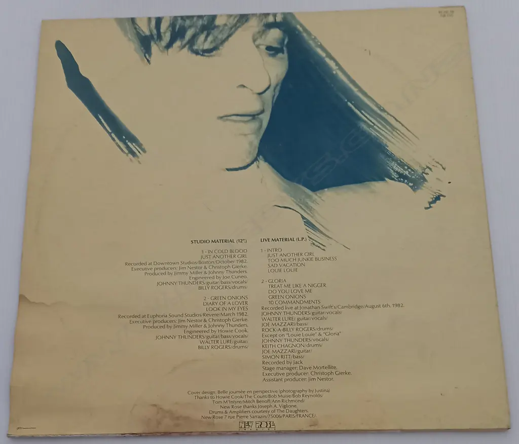 Johnny Thunders, In Cold Blood Image 1++