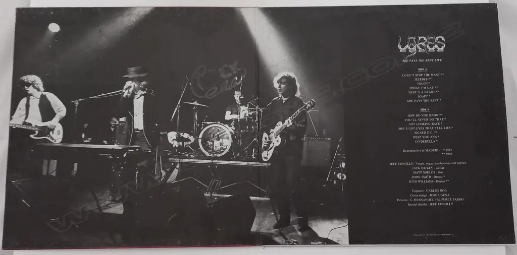 Lyres, She Pays The Rent Live Image 1++