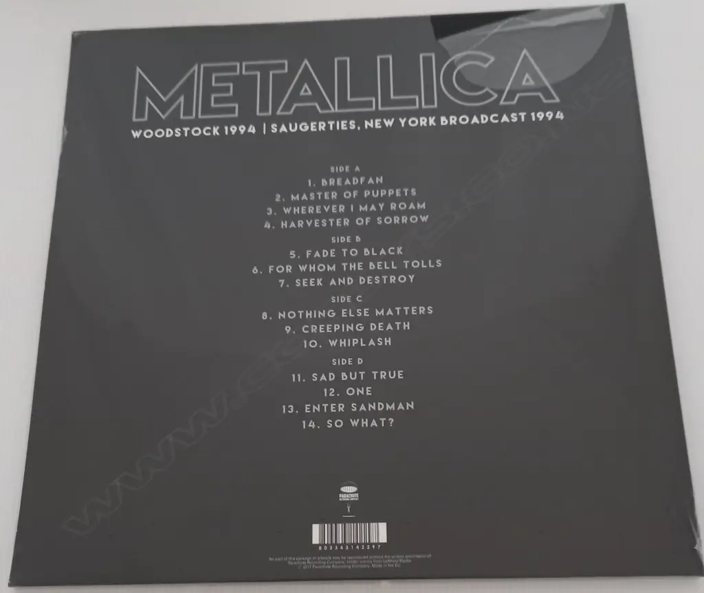 Metallica, Woodstock 1994 | Saugerties, New York Broadcast 1994 Image 1++