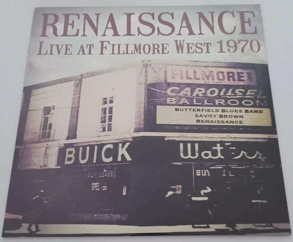 Renaissance (4), Live At Fillmore West 1970 Image 1++