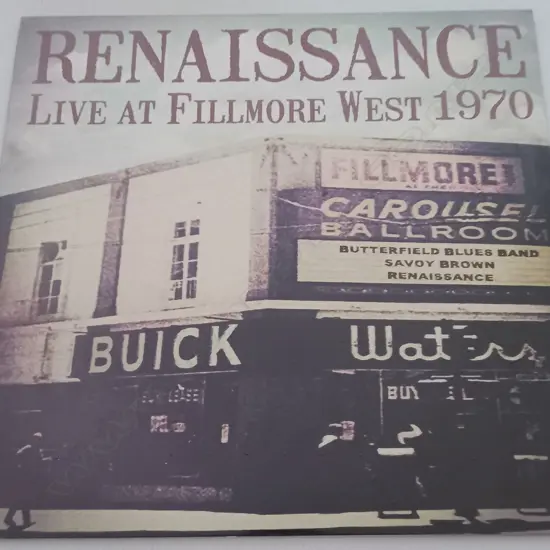 Renaissance (4), Live At Fillmore West 1970