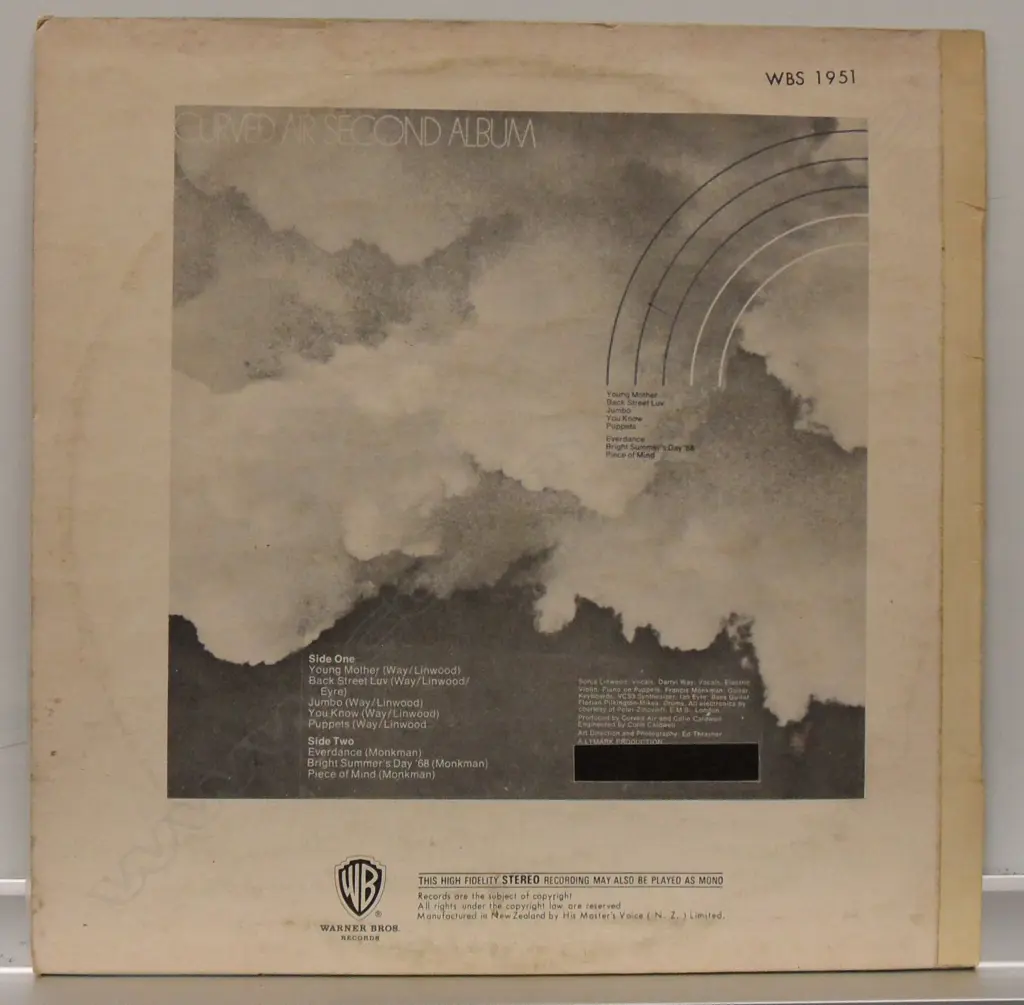 Curved Air, Second Album Image 1++