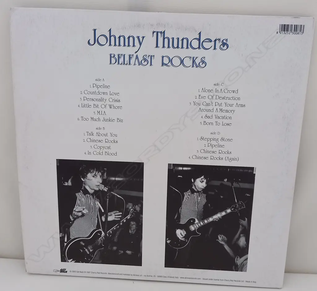 Johnny Thunders, Belfast Rocks 27th October 1984 Image 1++