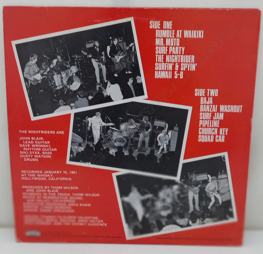 Jon & The Nightriders, Recorded Live At Hollywood's Famous Whisky A Go-Go Image 1++
