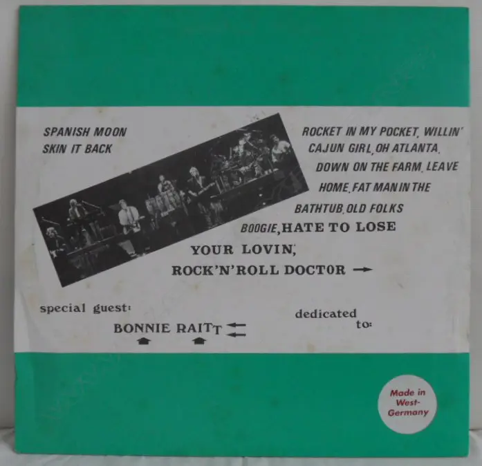 Little Feat, Hamburg CCH 9.12.88 Image 1++