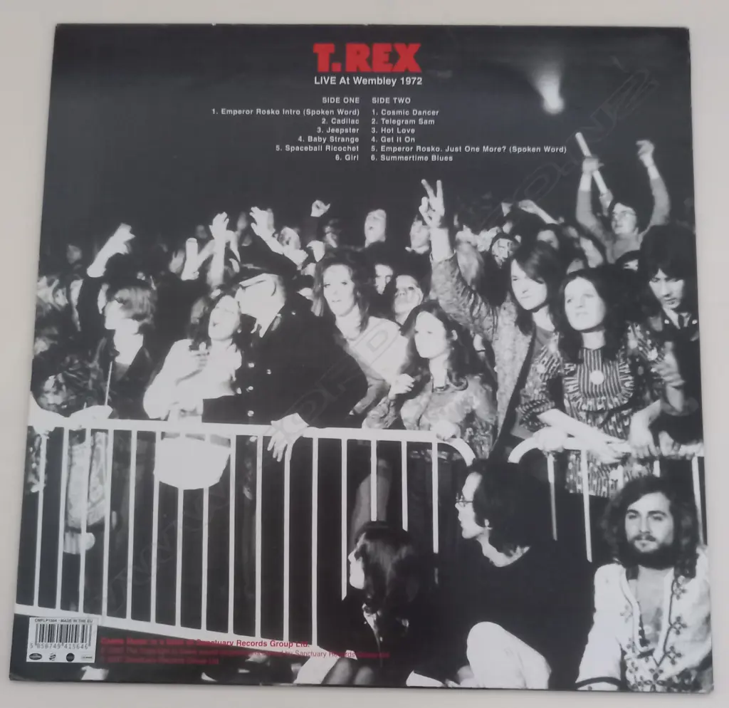 T. Rex, Live At Wembley 1972 Image 1++