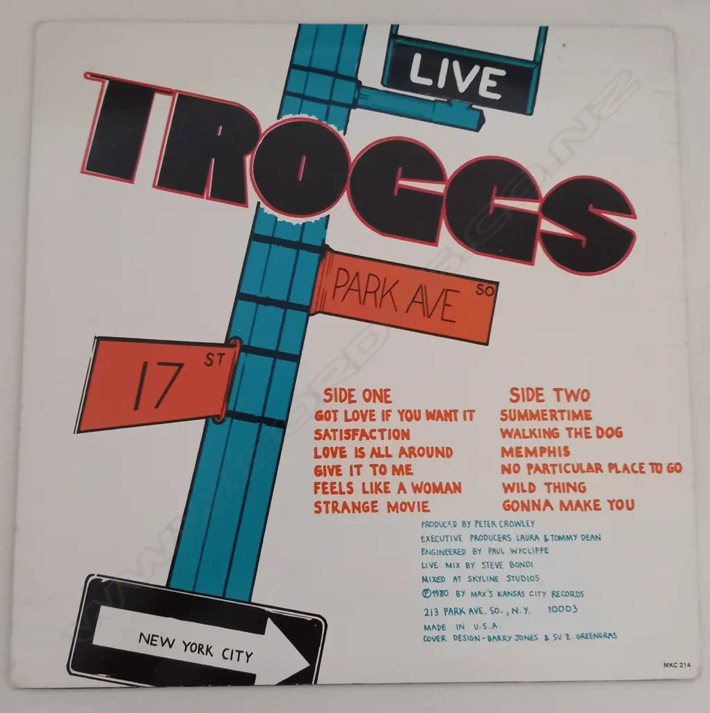 The Troggs, Live At Max's Kansas City Image 1++