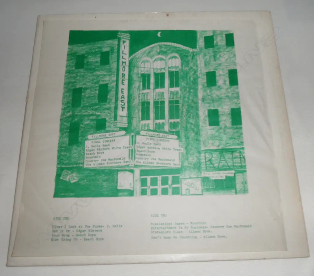 Various, Fillmore East - Final Concert Image 1++