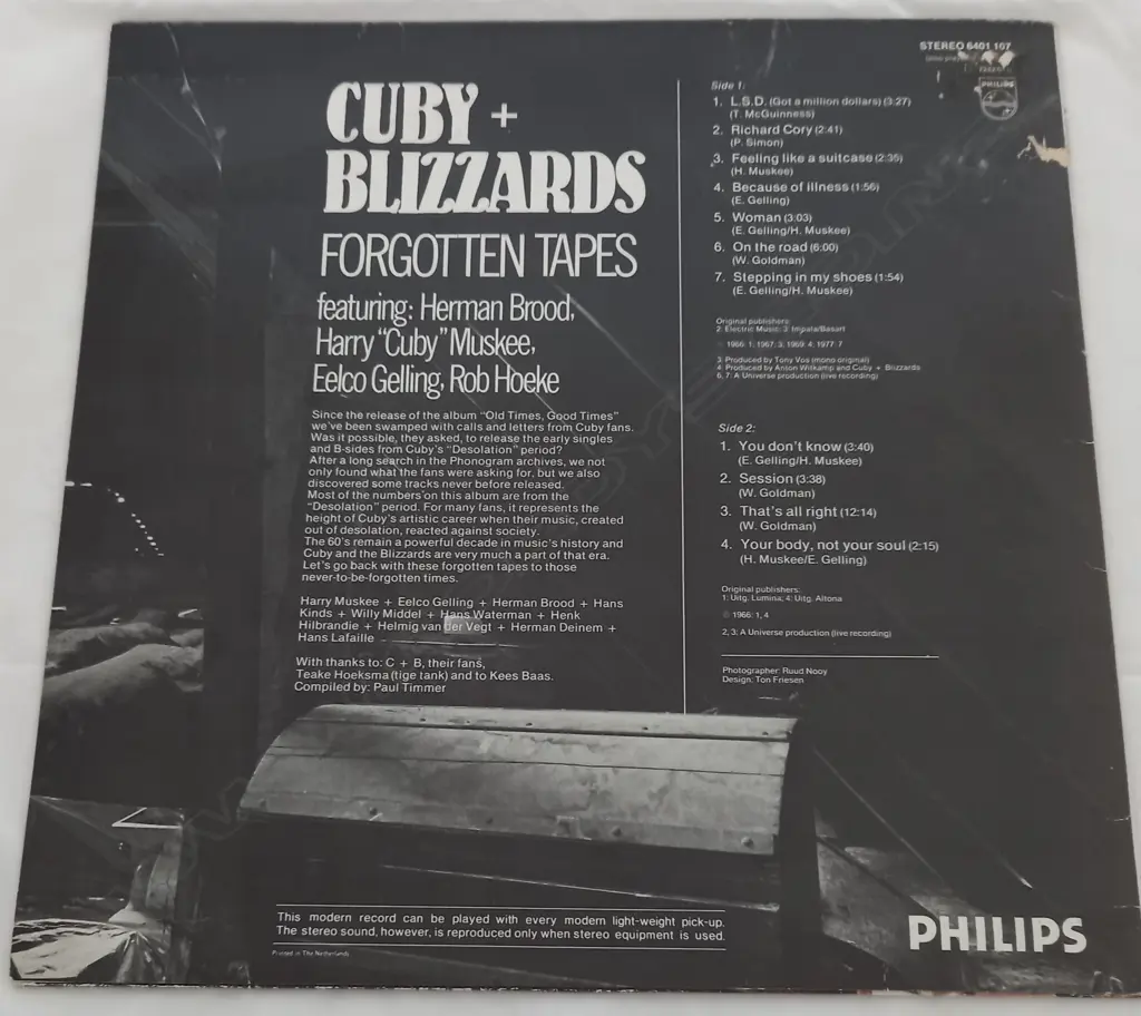 Cuby + Blizzards, Forgotten Tapes Image 1++
