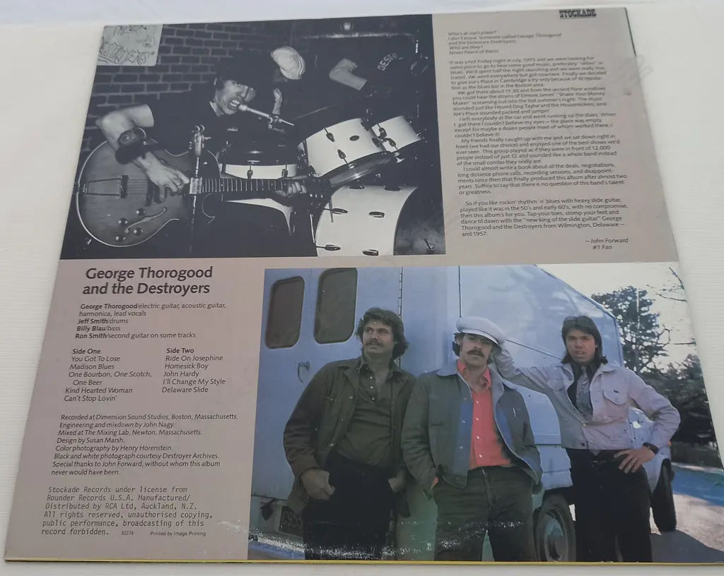 George Thorogood & The Destroyers, George Thorogood And The Destroyers Image 1++