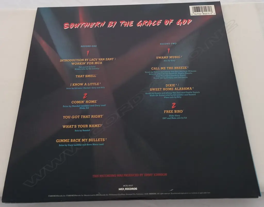 Lynyrd Skynyrd, Southern By The Grace Of God: Lynyrd Skynyrd Tribute Tour 1987 Image 1++