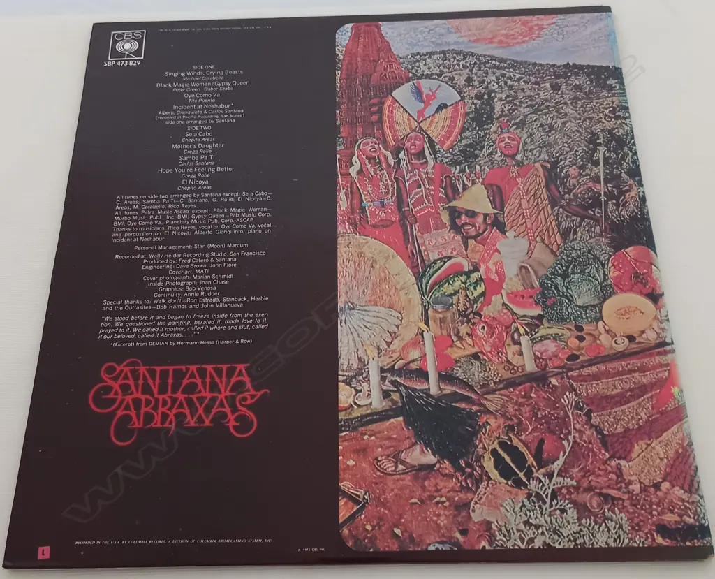 Santana, Abraxas Image 1++
