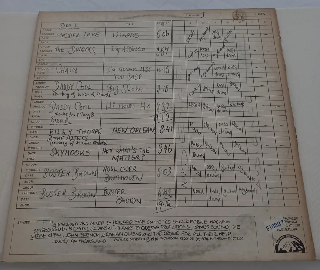 Various, Highlights Of Sunbury '74 Part 1 Image 1++