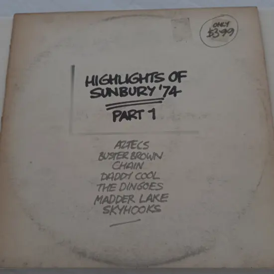Various, Highlights Of Sunbury '74 Part 1