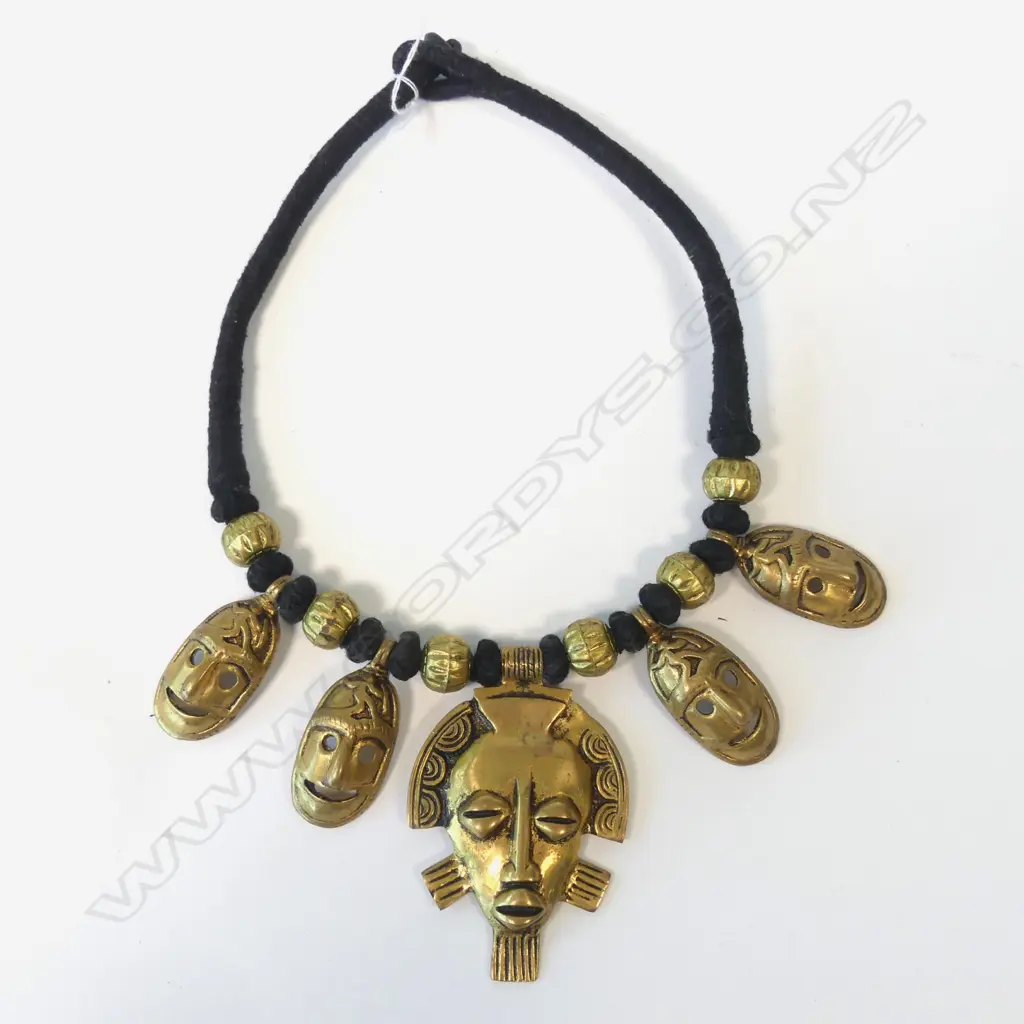 AFRICAN BRASS NECKLACE Image 1++