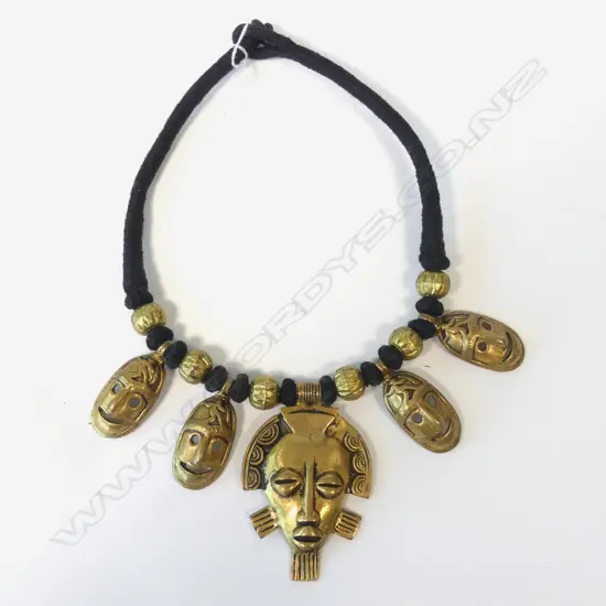 AFRICAN BRASS NECKLACE